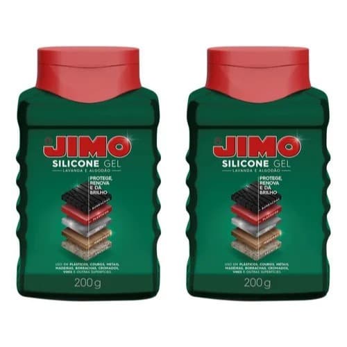 Kit 2 Jimo Silicone Gel 200g Lavanda Protege Renova Brilho