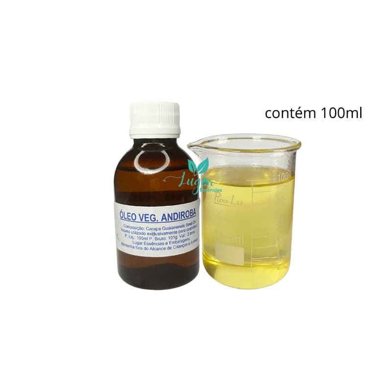 Óleo Vegetal de Andiroba 100ml - Uso Cosmético
