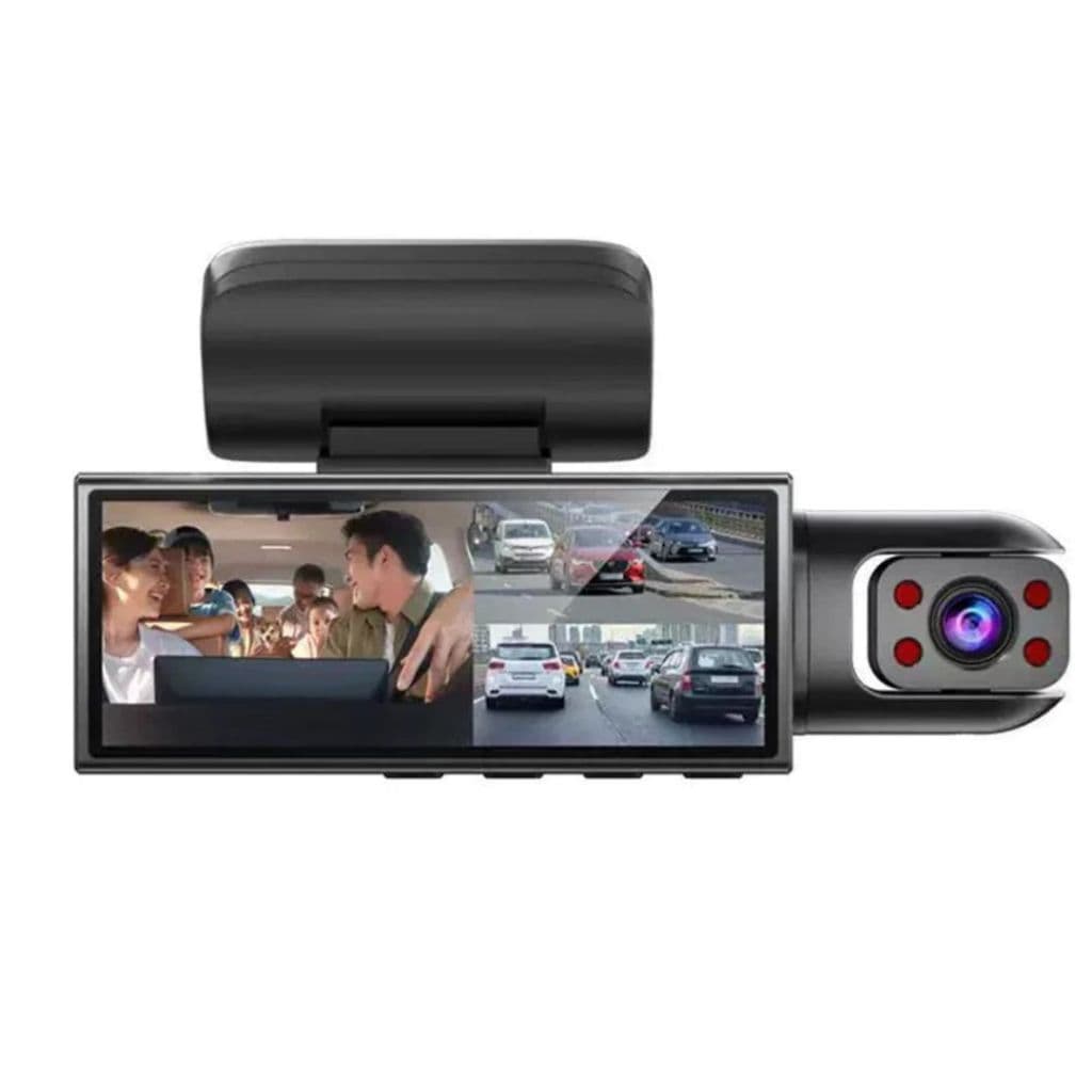 2 Lentes Gravador De Condução 1080P HD Vídeo Noturno Função De Visão Noturna Inversão De Dvr De Carro