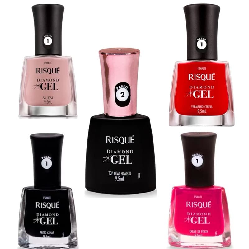 Kit esmalte  Risque efeito gel