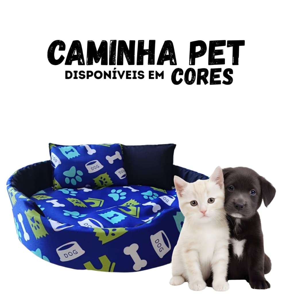 Caminha Para Pet Cachorro E Gato + 2 Travesseiros