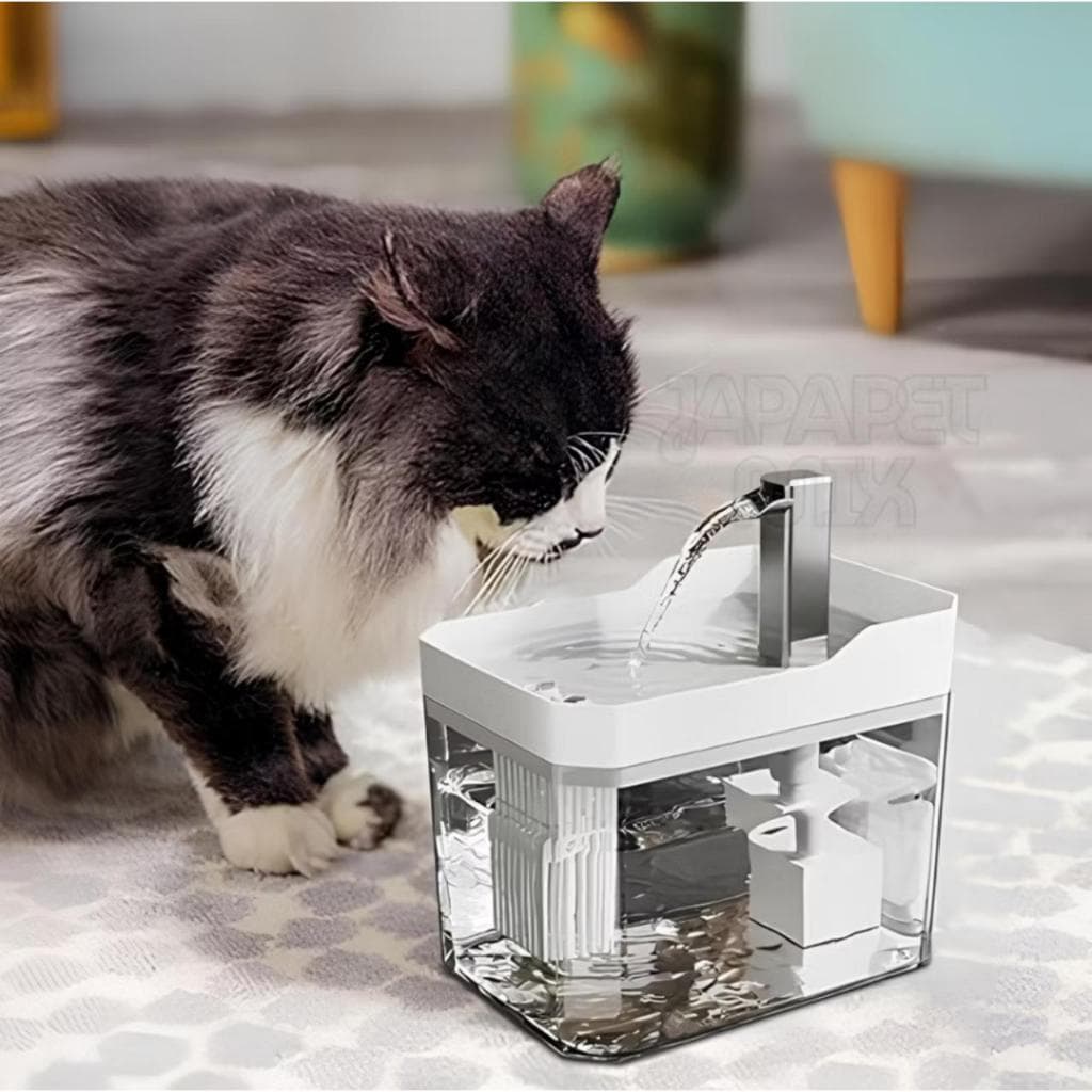 Fonte Para Gatos Automática Bebedouro Purificador de Água 1,5L Bivolt Com Filtro Envio Imediato