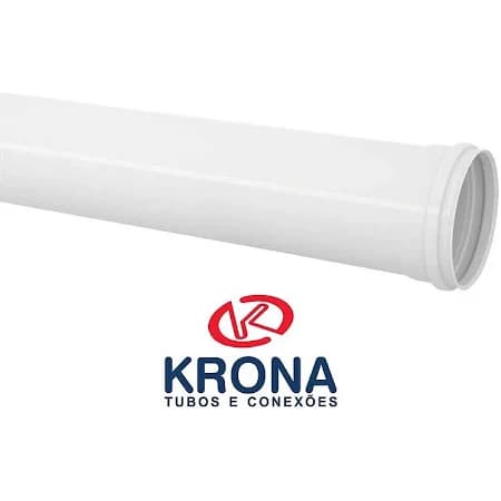 PARRA DE TUBO PL.KRONA BR.ESG.100MM 8"   1 METROS