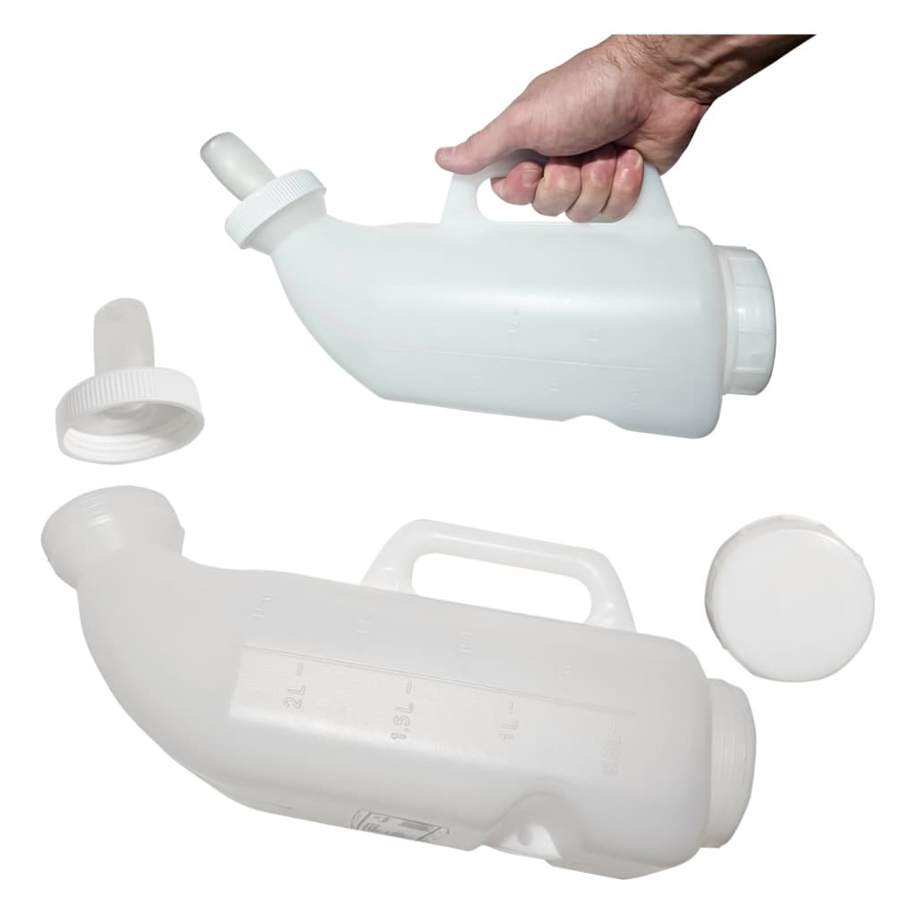 Mamadeira Curva Para Bezerros Chupeta Bico Silicone Tampa Traseira Cabo Branco Transparente 2L