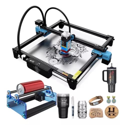 TwoTrees TTS-55 PRO Original Máquina De Gravação A Laser para WIFI APP Corte de MDF no