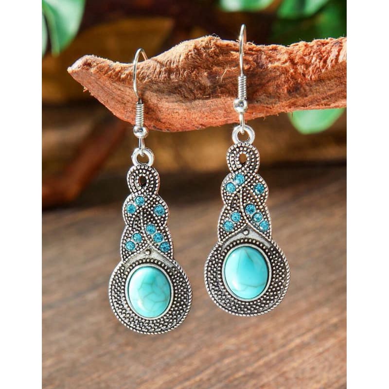 Brincos Boho Turquesa e Prata Envelhecida: Designs étnicos, místicos e românticos para um estilo Boho, Tribal, Vintage