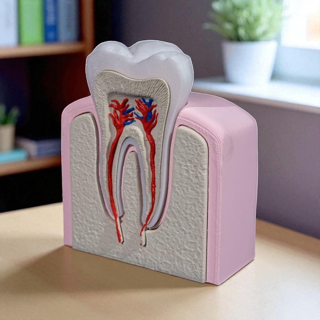 Modelo Anatômico Dente Molar Estudo Anatômico Boca Dente. Decoração, presente, dentista, médico