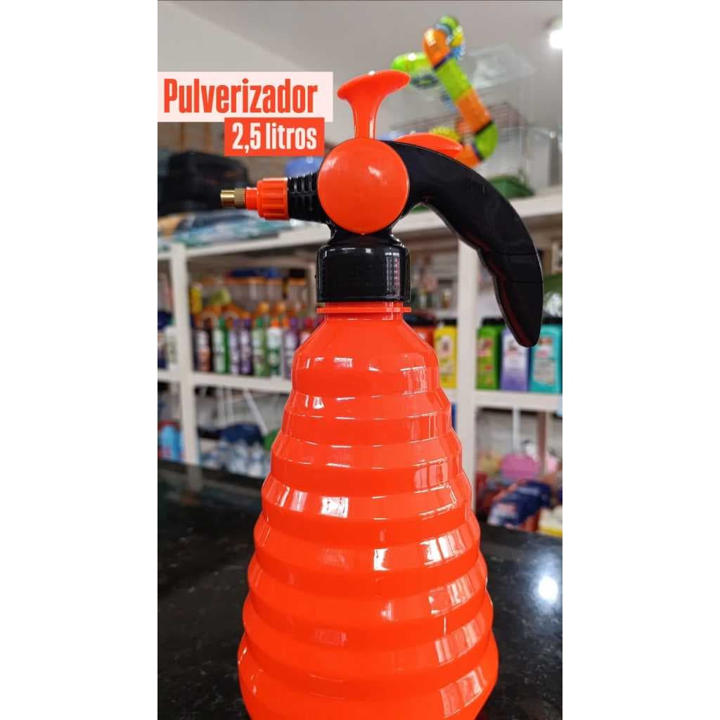 PULVERIZADOR MANUAL DE ALTA PRESSÃO 2,5 LITROS