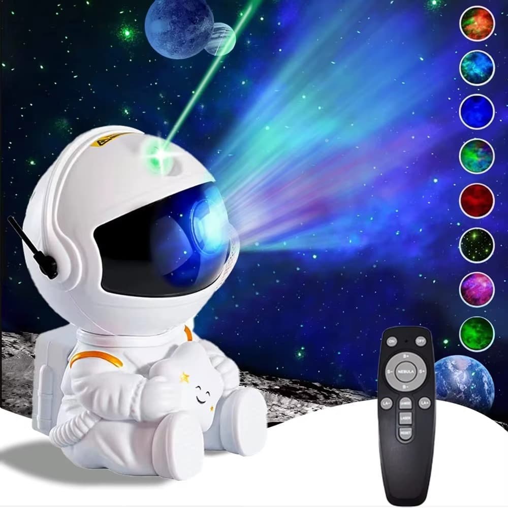 Estrela projetor galáxia luz da noite astronauta espaço projetor estrelado nebulosa teto lâmpada led para o quarto casa