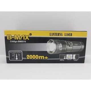 Lanterna Tática Laser Led Super Hiper Potente +2000 Metros de Distância Profissional BM-8516