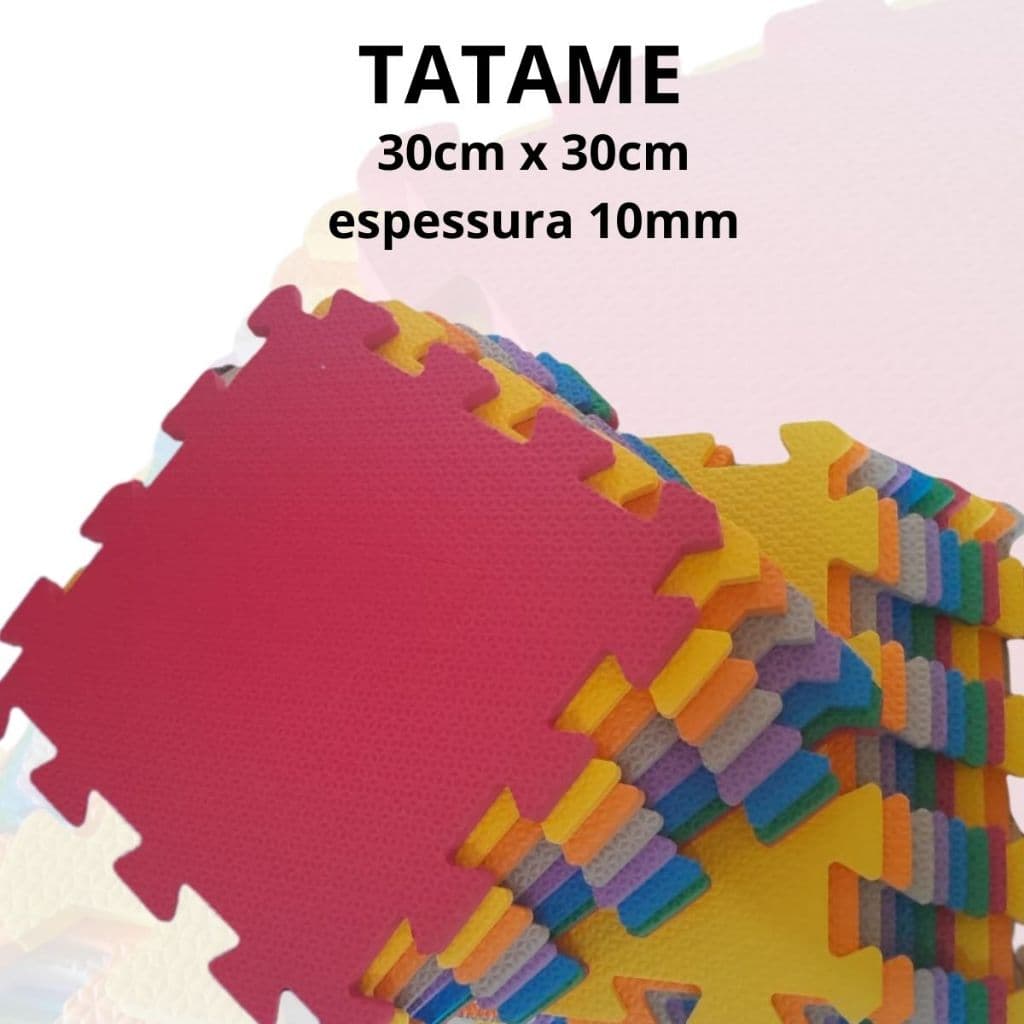 TATAME /TAPETE INFANTIL 30cmX30cmX1cm KIT 5,10,15,20