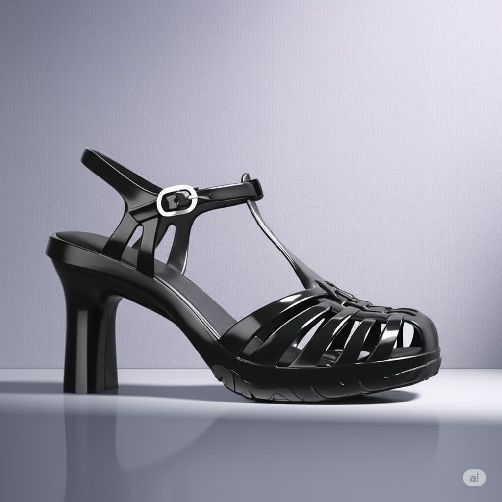 Sandália Feminina Saltinho Vixen Salto Alto Confortavel Elegante