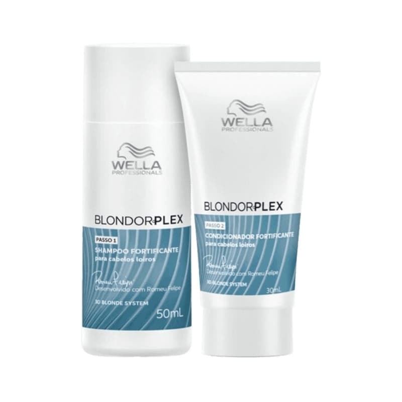 kit Travel Size Blondor Plex Mini Shampoo 50ml + Condicionador 30ml