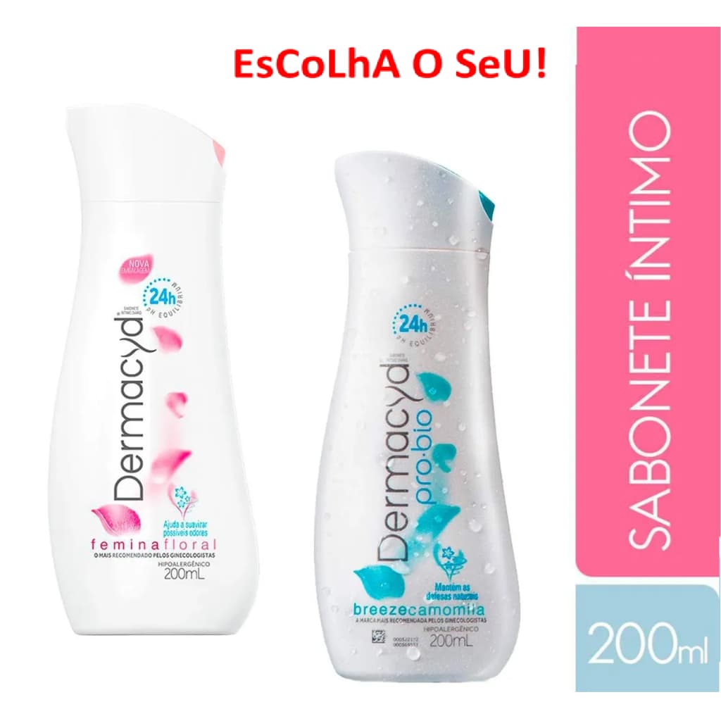 Sabonete Líquido Íntimo Dermacyd 200ml