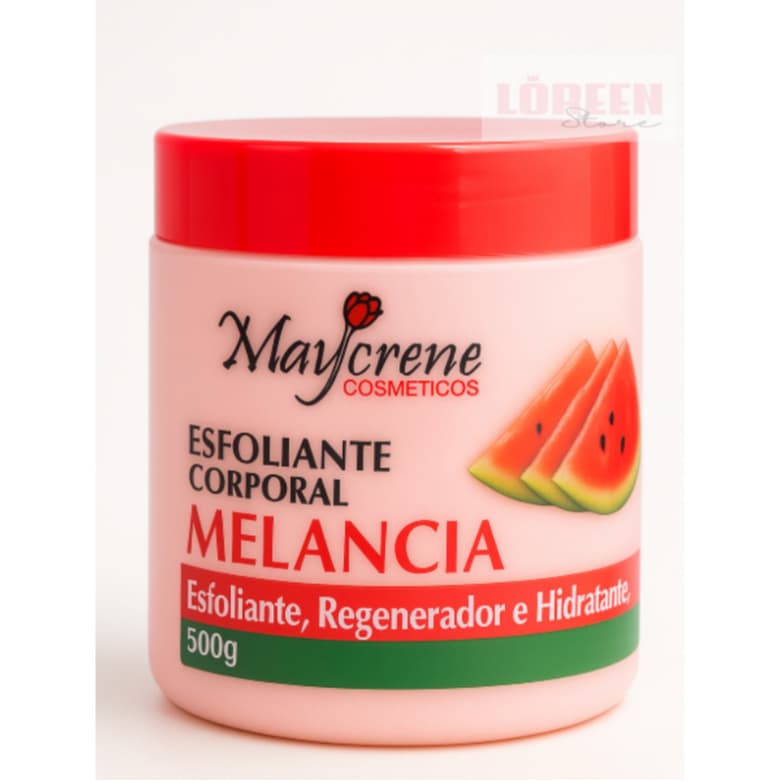 Esfoliante Corporal  Regenerador e Hidratante Melancia  Maycrene 500g