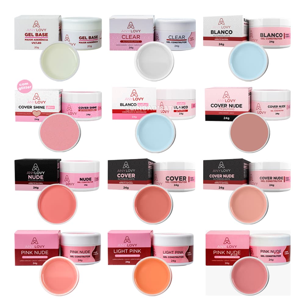 Gel De Unha LED/UV AnyLovy Autonivelante/Control 24g