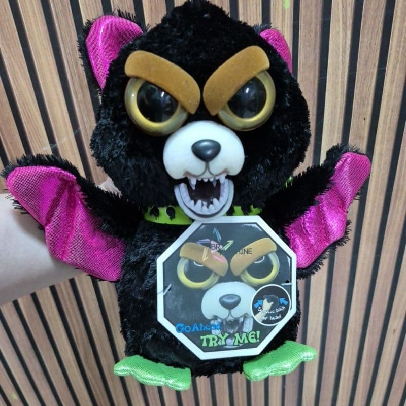 Pelúcia muda expressão Feisty Monster Safari Br machine 20 cm de altura