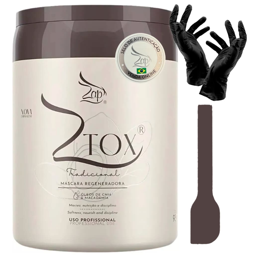 Zap Ztox Tradicional Máscara Regeneradora 950g 400g