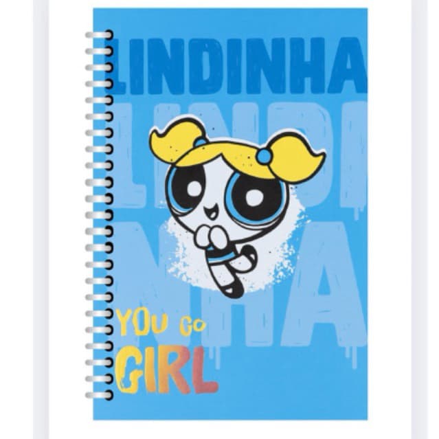Caderno Universitário LINDINHA as meninas super poderosas 80 folhas