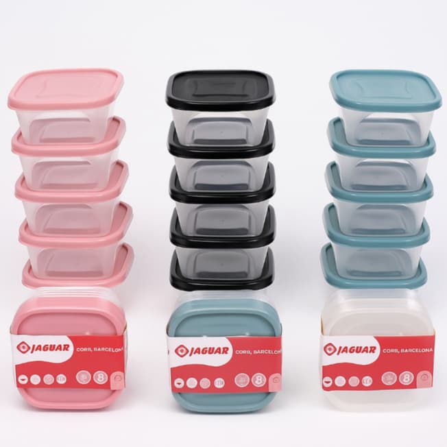 Kit De Potes Plastico Mini Pote Barcelona Potes De 230ml Livre de Bpa