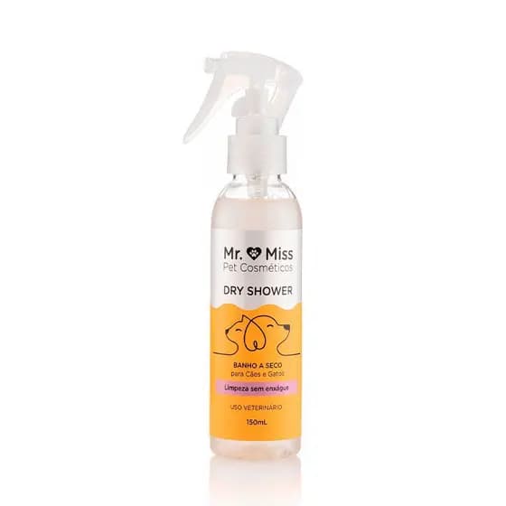 Banho a Seco para cães e gatos  Mr. & Miss Pet 150ml