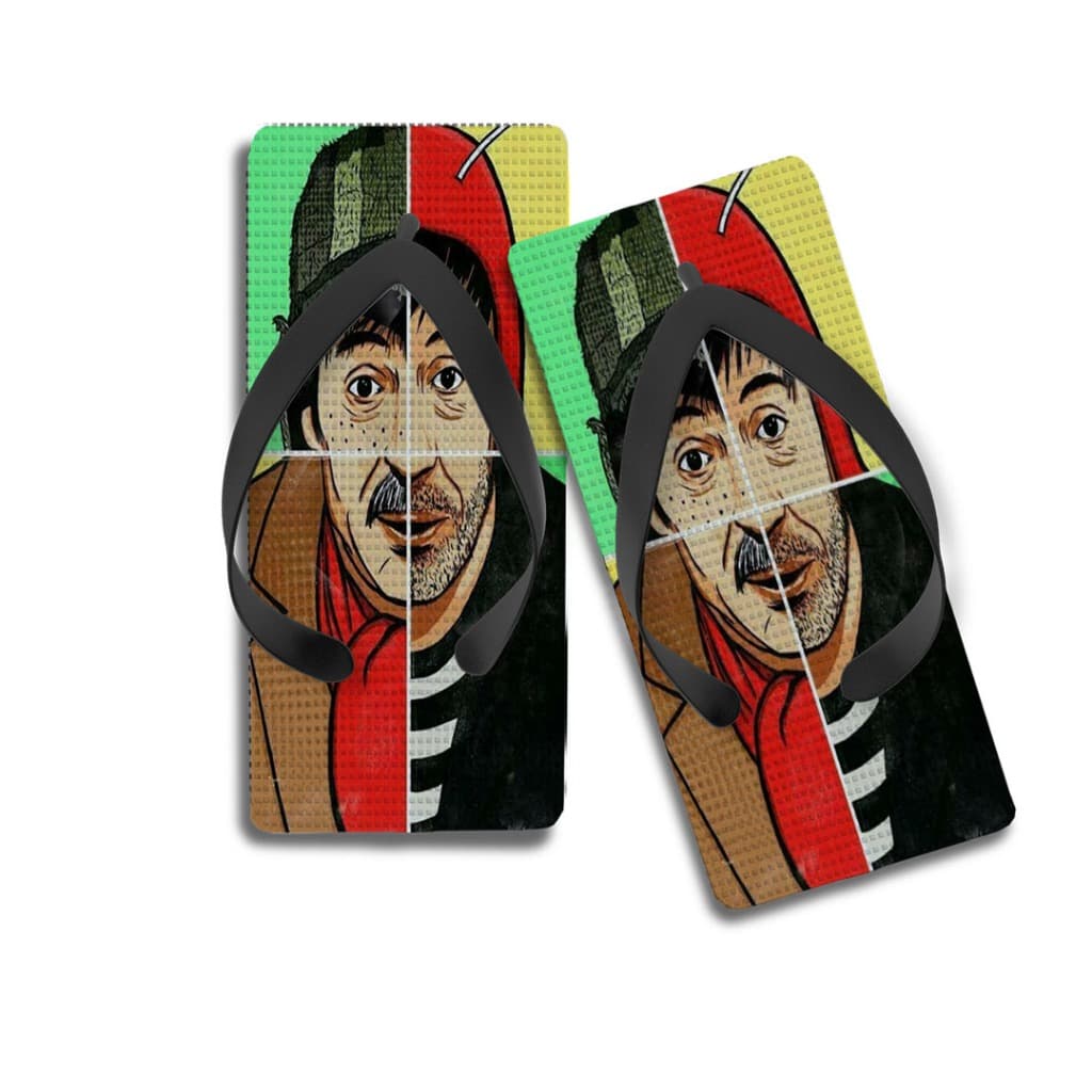 Chinelo Quadrado Personalizado Chaves Chapolim Mosaico