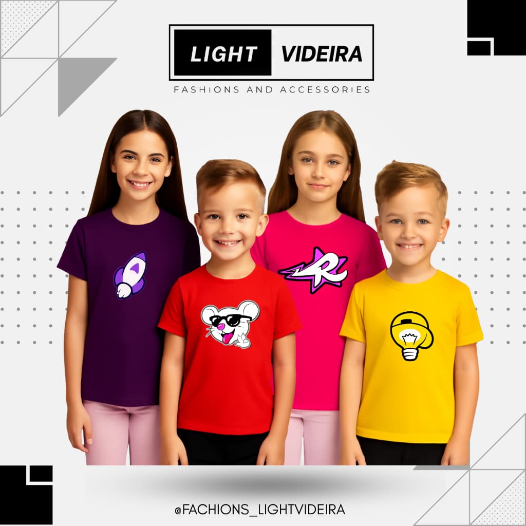 Camiseta Novos Elementos Dos Rosa Emilly ,Vick Leozin, Ketlen Foguete Void Raio Robson Rato 100% Algodão premium
