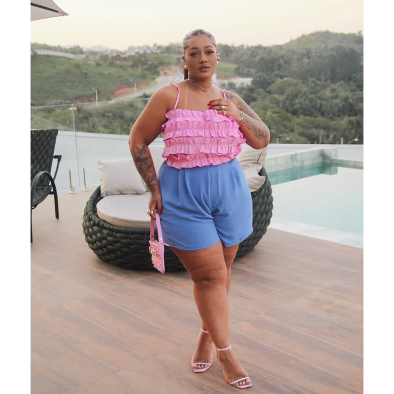 Shorts Levinho Plus Size
