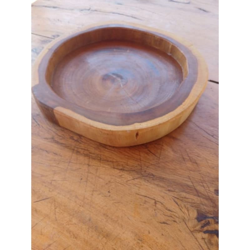 gamela rustica resistente madeira  petisqueira para frios 25cm