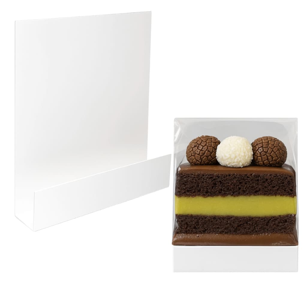 Slice Cake C/ Celofane Para Fatia De Bolo - Embalagens c/ 50 Unidades