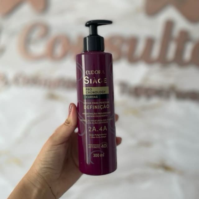 Creme para Pentear Definição Siàge Pro Cronology Curvas EUDORA 300ml