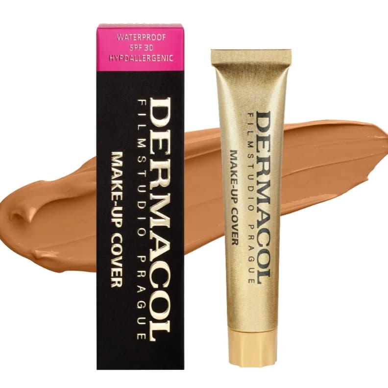 Base Dermacol Make-up Cover Cobre Tatuagem 24hrs Original
