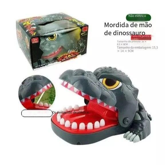 Jogo Jacaré Morde Dedo Crocodilo Dentista Grande Polibrinq-SALE