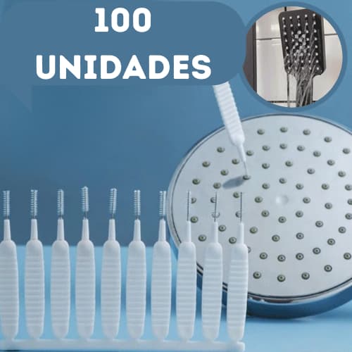 100 Escova Desentope Chuveiro E Chuveirinho Escova De Limpeza De Celular mini limpador