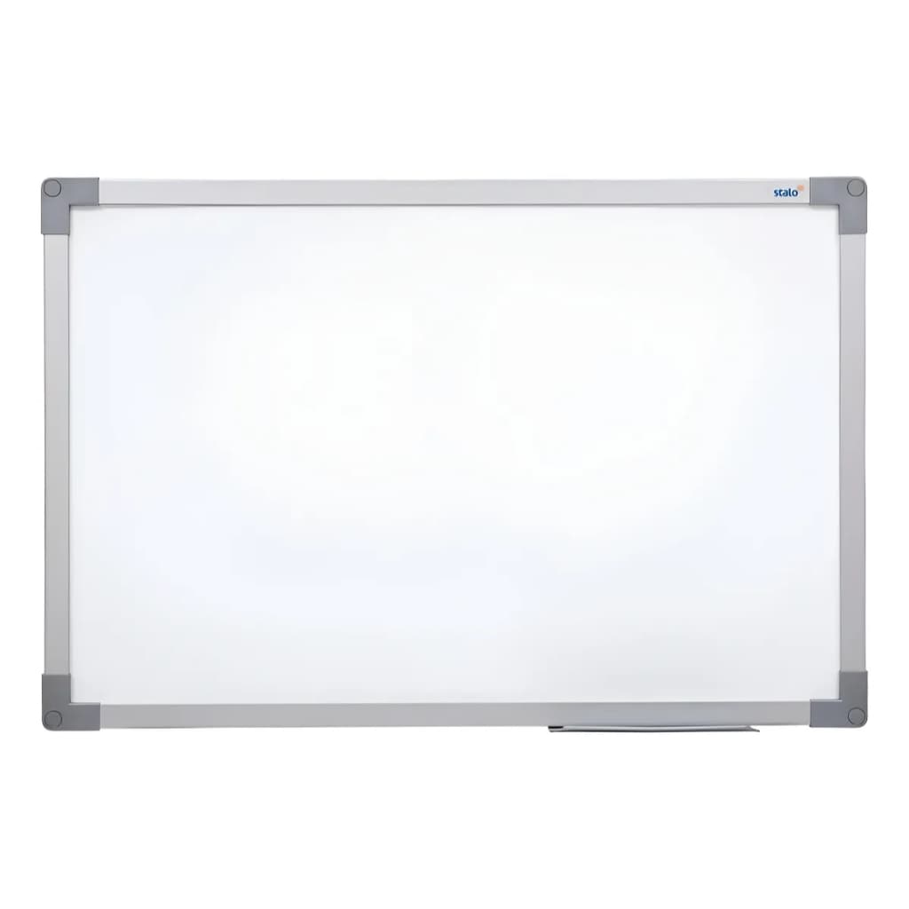 Lousa Branca Quadro Branco MDF 90x60cm Soft Alumínio Para Salas Escritório Reuniões Stalo Premium
