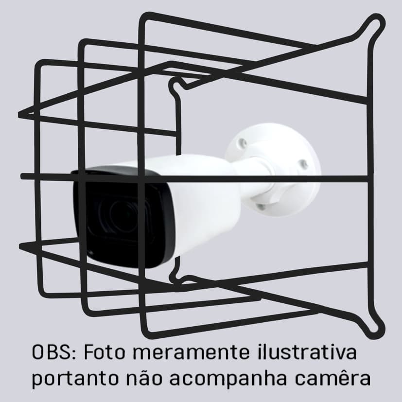 Grade Protetor de Câmera / Gaiola - Côr: Preta- Ref. 0116-CX