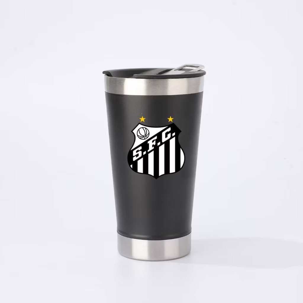 Copo Térmico de Time / Ceará Sporting Club / Personalizado com tampa e abridor 473ml-TOP-
