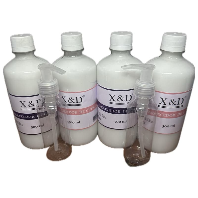 Kit 2 S.P.A 2 Amolecedor de cutícula 2 refil X&D 500ml