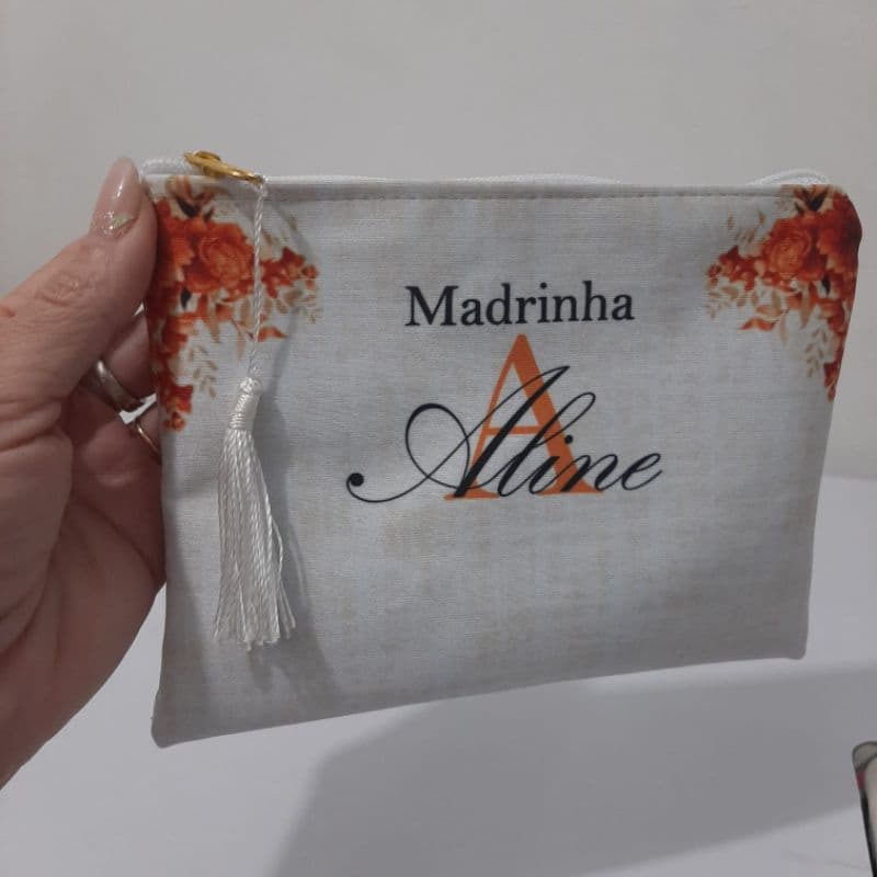 Necessaire Madrinha personalizada
