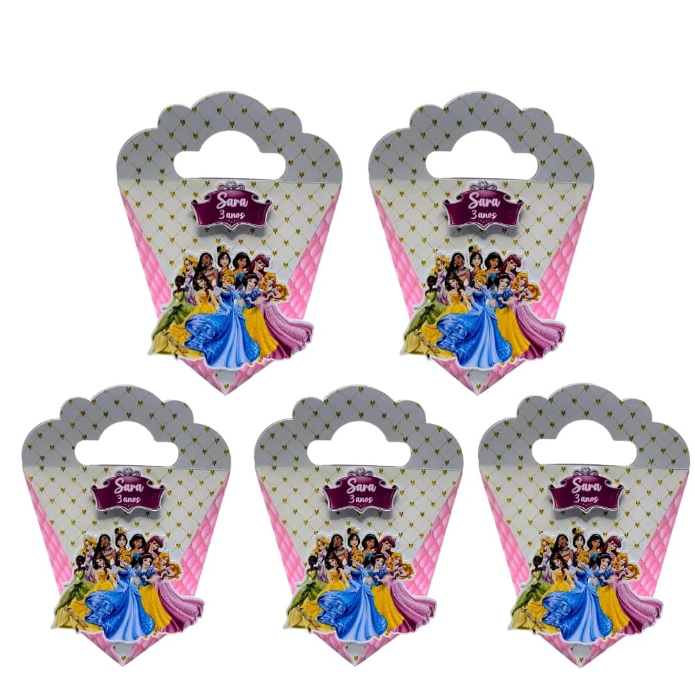 Caixa coração Princesas Personalizado