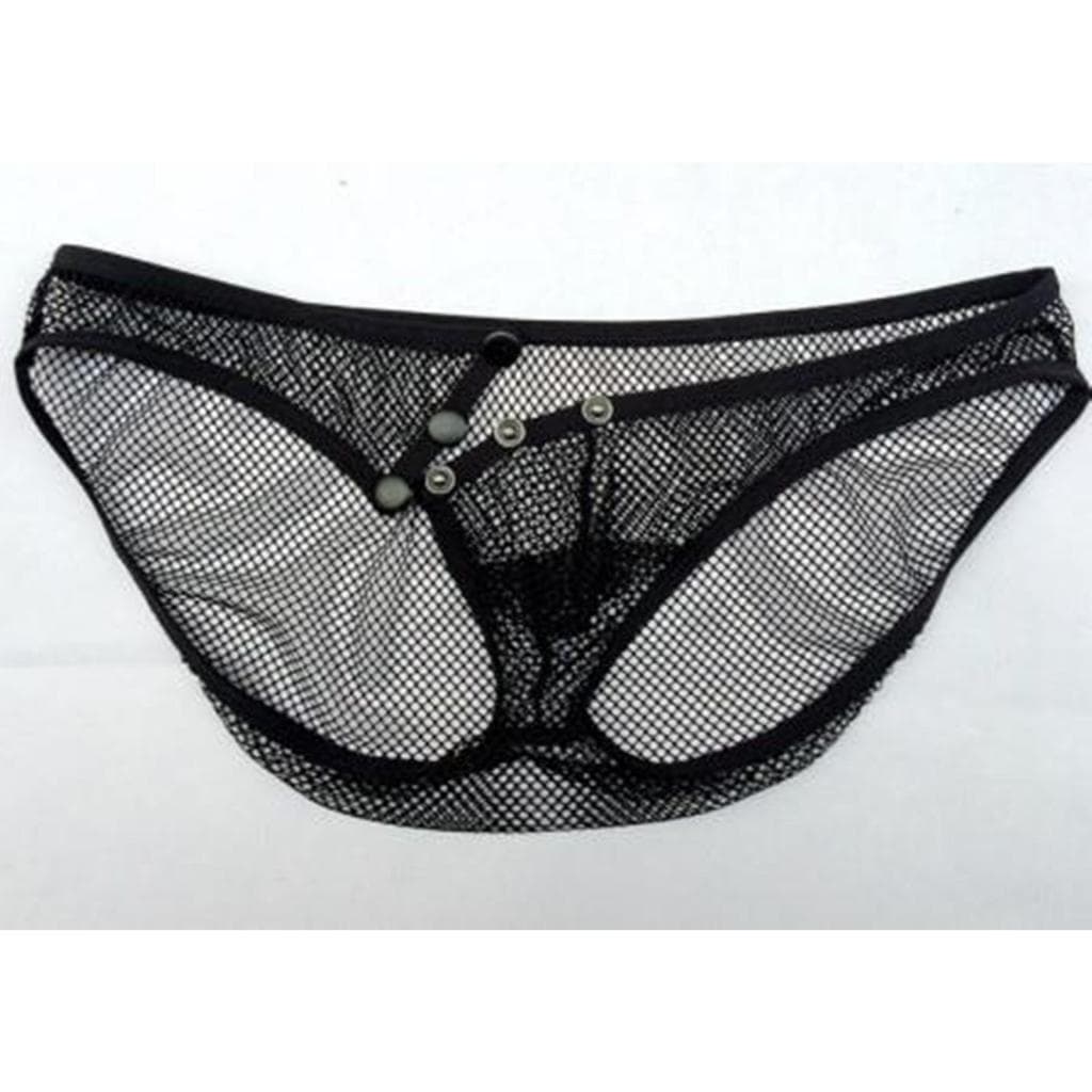 Calcinha Masculina Mod.15 - 3 fechos furadinha sensual