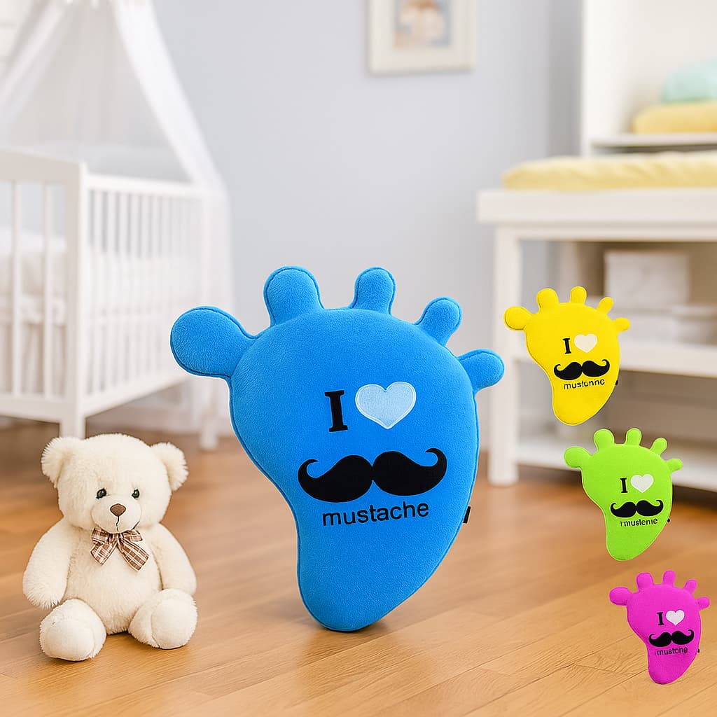 Luminária Para Quarto Tomada Infantil com Luz Noturna, Pezinho e Interruptor