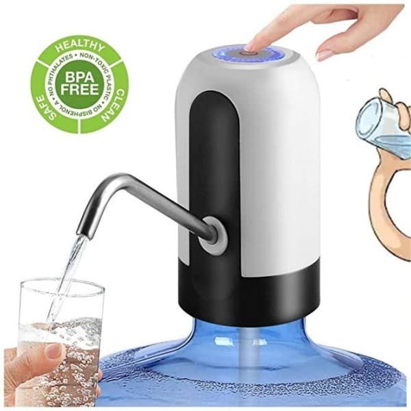 Bomba Elétrica Para Galão Universal D'Água Dispenser Com Carregamento Usb Para Galão De Água