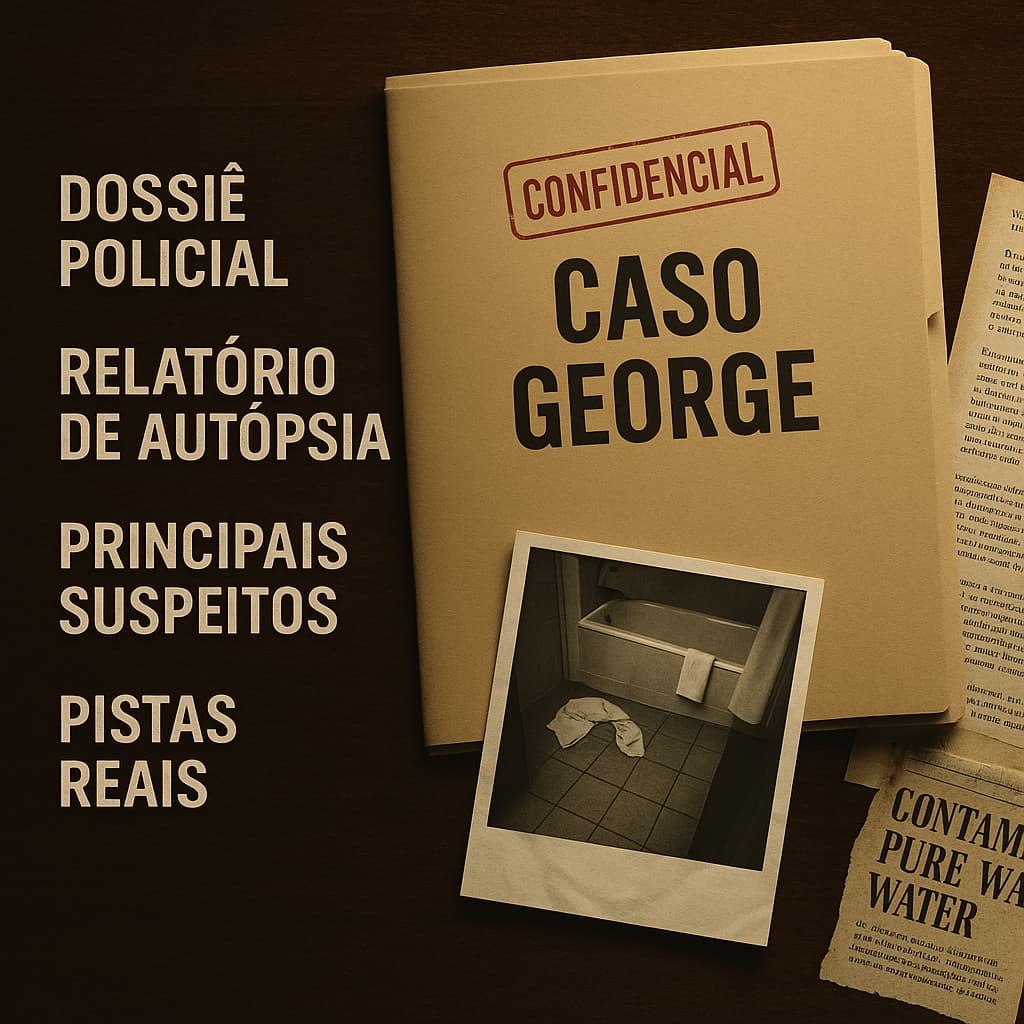 Jogo Detetive Resolva Investigação Caso George Exclusivo Mistério, Provas Reais e Final Surpreendente