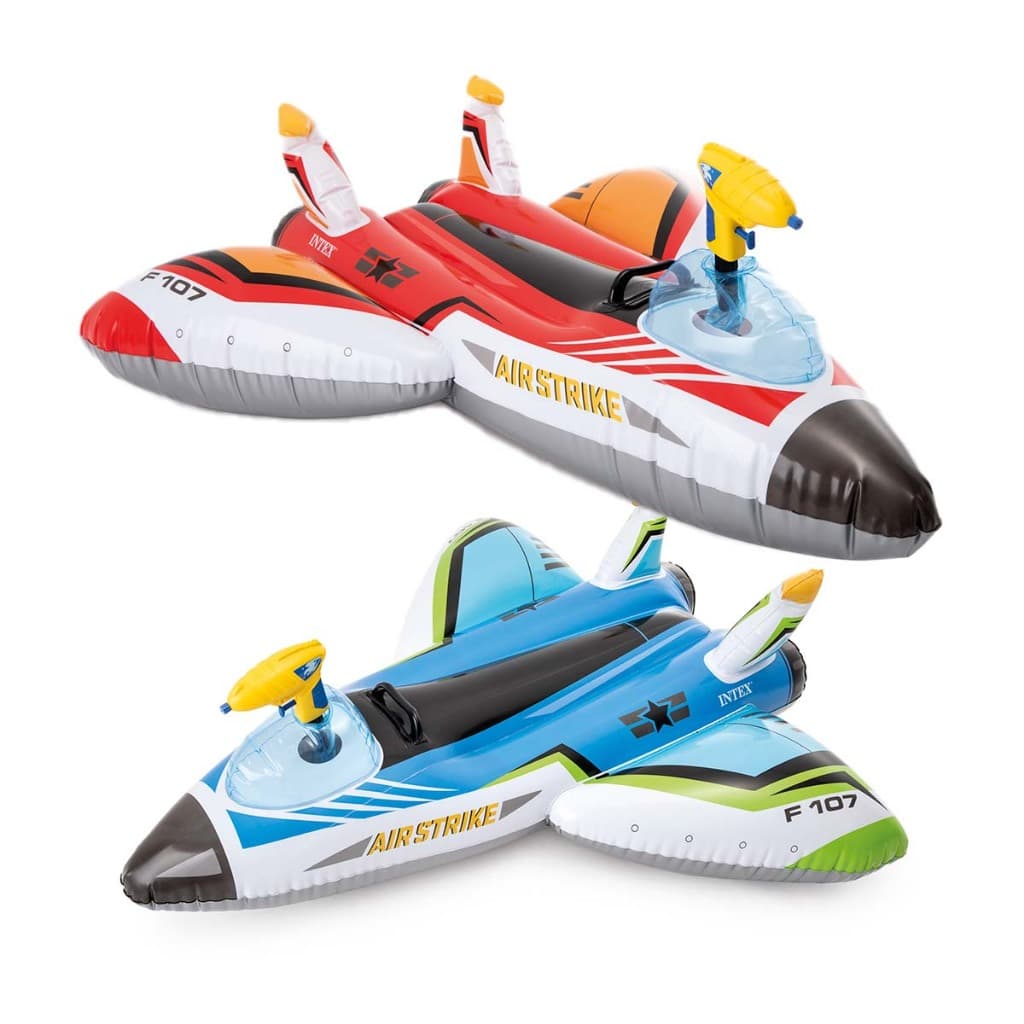 Boia Bote Inflável Infantil Avião Atira Água Intex 1.17 m x 1.17 m - Intex Brasil Oficial