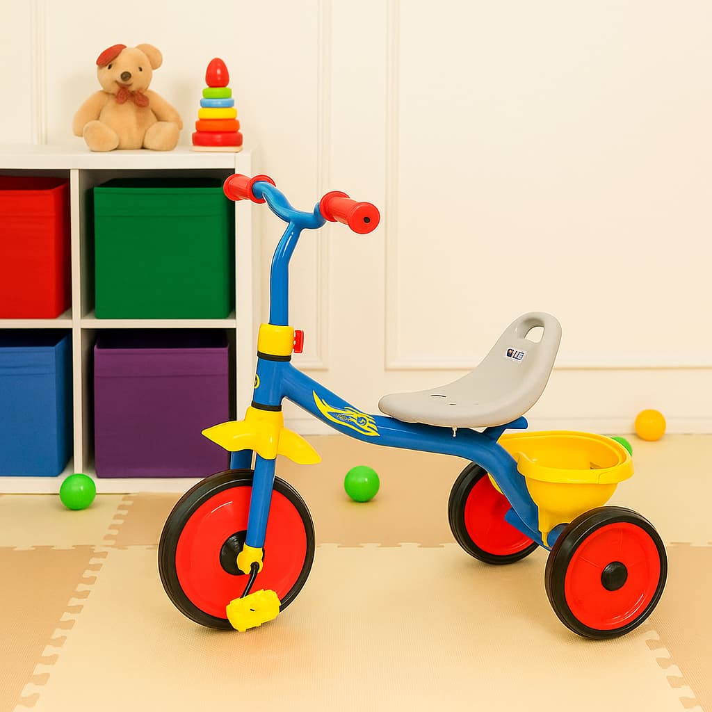 Triciclo Infantil - Azul -  esse triciclo vai conquistar o coração da criança e dos pais.