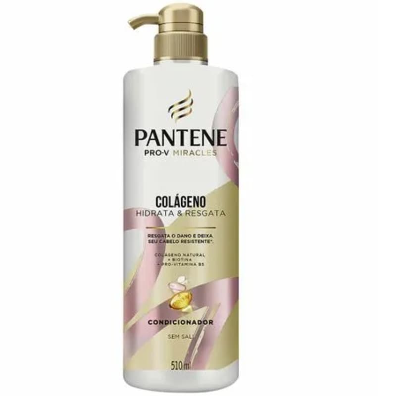 Condicionador Pantene Colágeno Hidrata & Resgata 510 mL