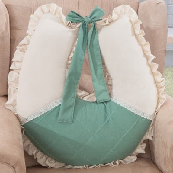 Almofada Amamentação Luxo Antony Verde Erva Doce  para Bebe