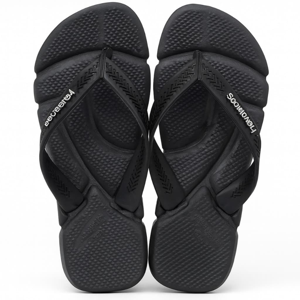 CHINELO  SANDALIA MASCULINO ESTILO POWER DE  BORRACHA MACIA  COM TIRAS GROSSAS REFORÇADAS