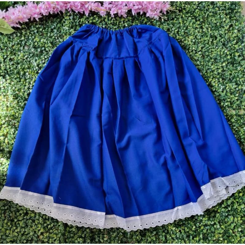 Umbanda Candomblé Saia Oxford Azul Royal 3,00